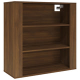 Armoire murale Chêne marron 80x33x80 cm Bois d'ingénierie