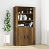 Armoire murale Chêne marron 80x33x80 cm Bois d'ingénierie