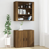 Armoire murale Chêne marron 80x33x80 cm Bois d'ingénierie