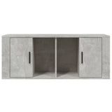 Meuble TV Gris béton 100x35x40 cm Bois d'ingénierie