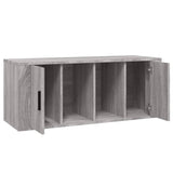 Meuble TV Sonoma gris 100x35x40 cm Bois d'ingénierie