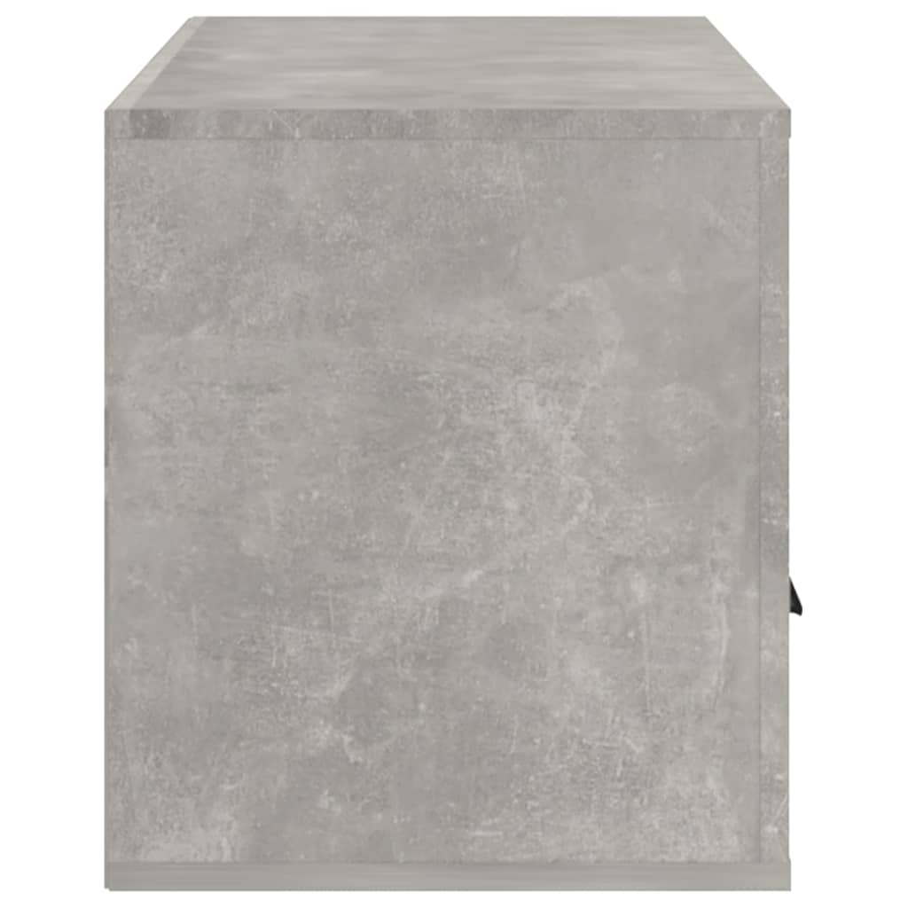 Meuble TV Gris béton 100x35x40 cm Bois d'ingénierie