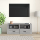 Meuble TV Sonoma gris 100x35x40 cm Bois d'ingénierie