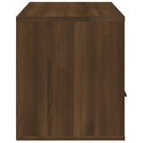 Meuble TV Chêne marron 100x35x40 cm Bois d'ingénierie