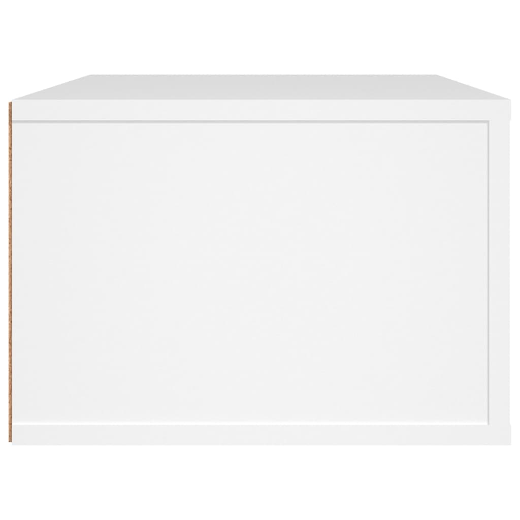 Meuble TV suspendu Blanc 80x36x25 cm Bois d'ingénierie