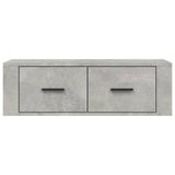 Concrete Grey 80x36x25 cm Wall-mounted TV Cabinet Engineered Wood