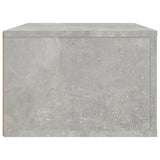 Concrete Grey 80x36x25 cm Wall-mounted TV Cabinet Engineered Wood