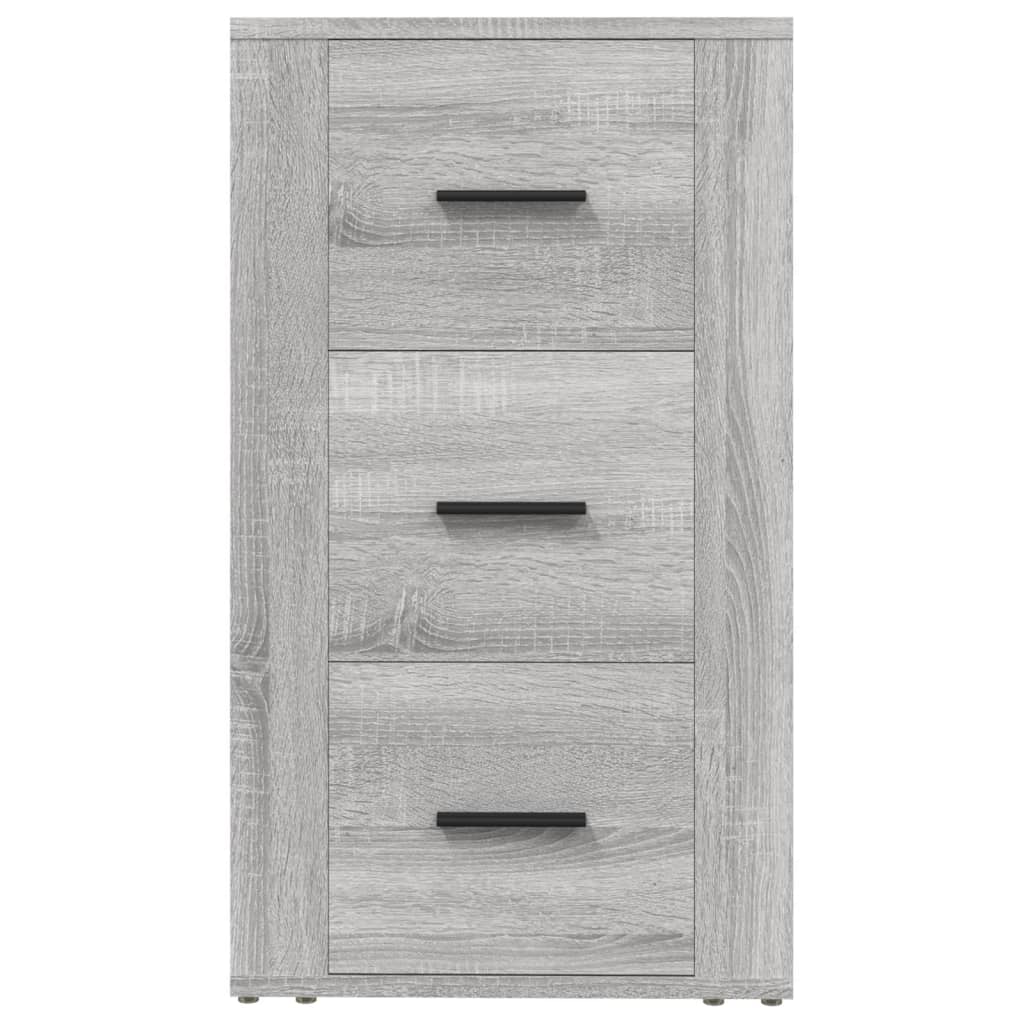 Sonoma graues Sideboard 40x33x70 cm Holzwerkstoff