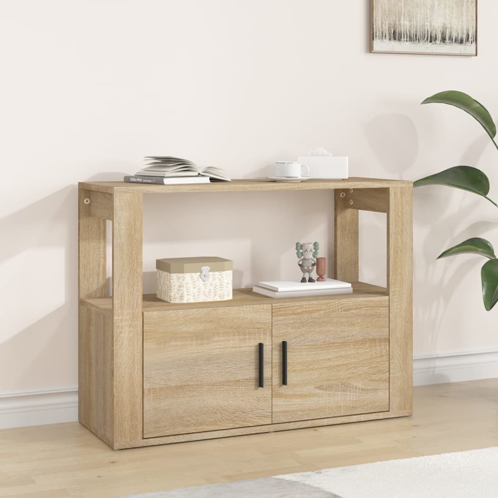 Sideboard Sonoma oak 80x30x60 cm Engineered wood