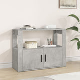 Buffet Gris béton 80x30x60 cm Bois d'ingénierie