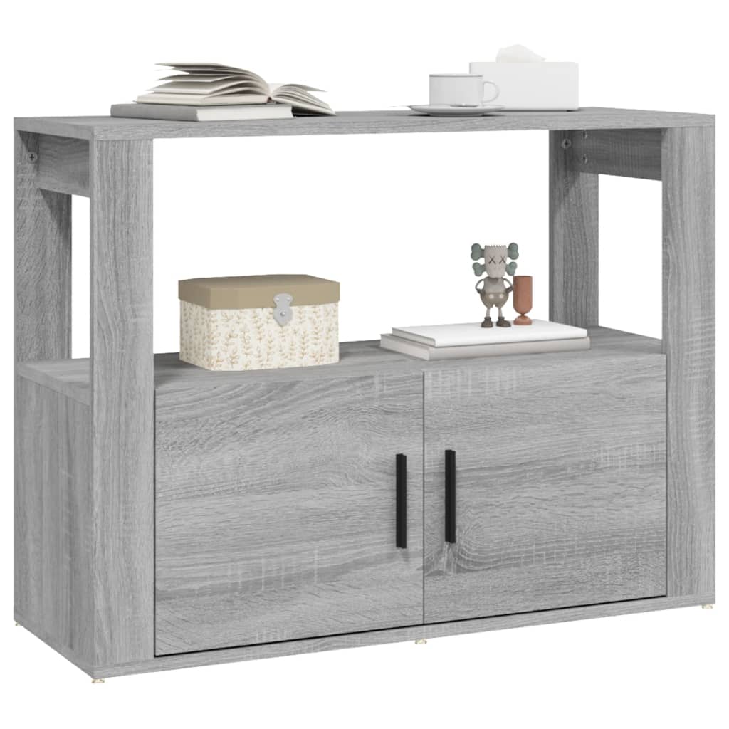 Buffet Sonoma gris 80x30x60 cm Bois d'ingénierie