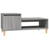 Sonoma Couchtisch grau 100x50x45 cm Holzwerkstoff