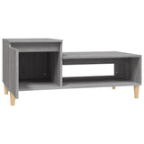 Sonoma Couchtisch grau 100x50x45 cm Holzwerkstoff