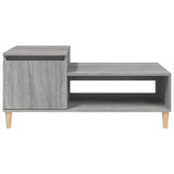 Sonoma Couchtisch grau 100x50x45 cm Holzwerkstoff