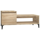 Table basse Chêne sonoma 100x50x45 cm Bois d'ingénierie