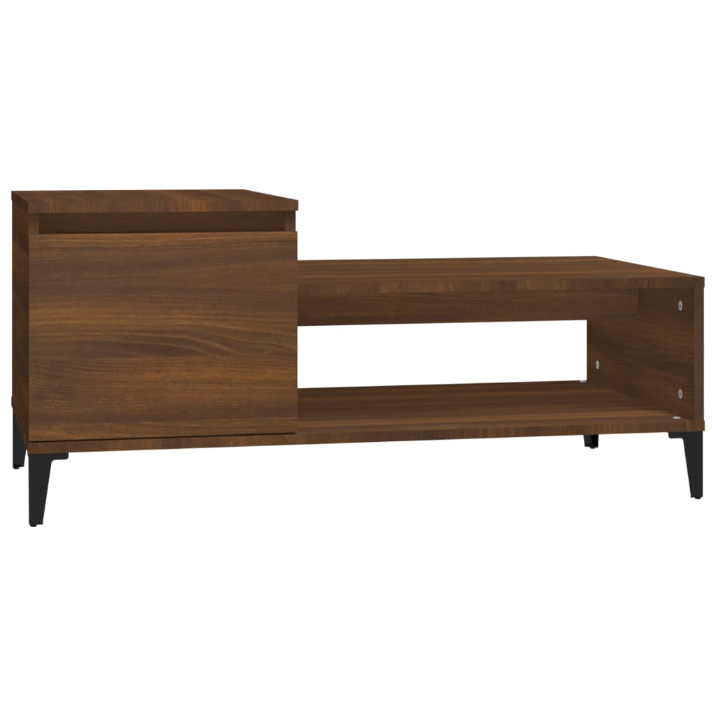 Couchtisch Braune Eiche 100x50x45 cm Holzwerkstoff