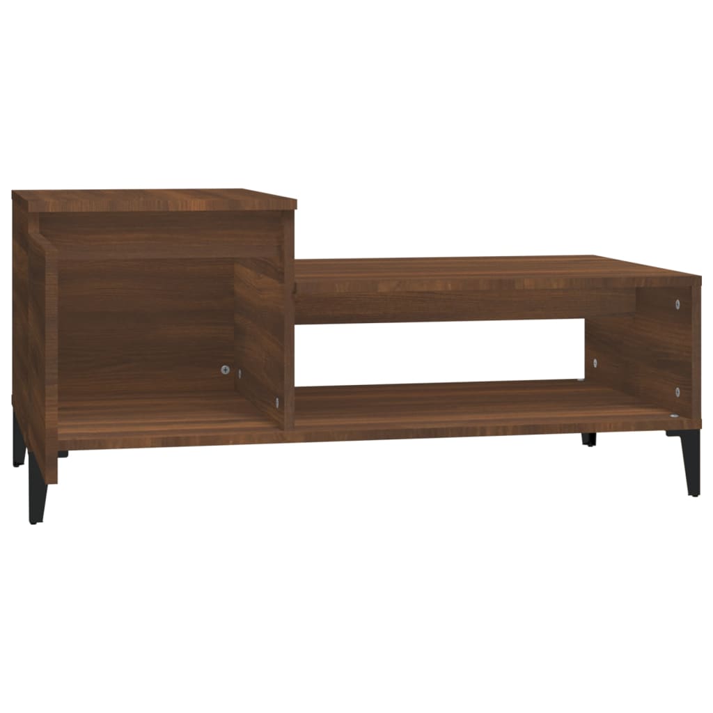 Couchtisch Braune Eiche 100x50x45 cm Holzwerkstoff