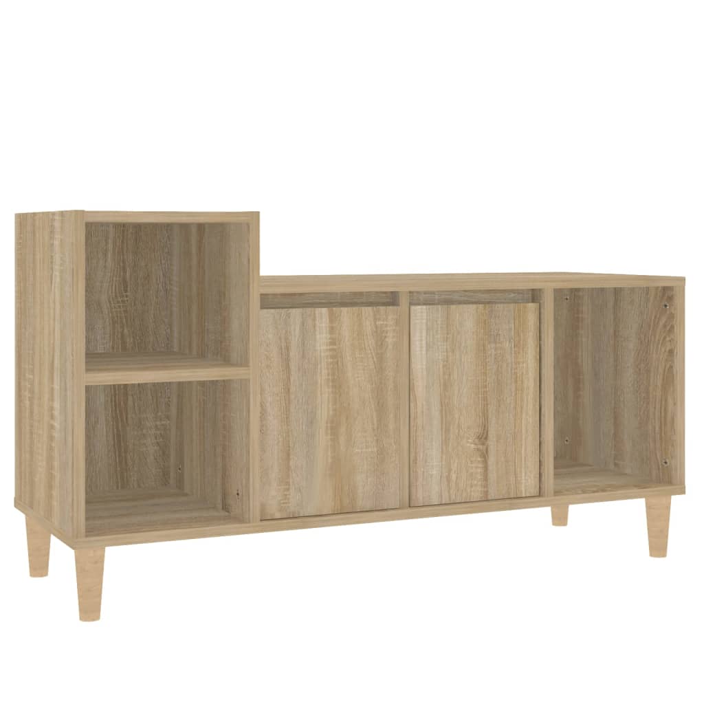 Meuble TV Chêne sonoma 100x35x55 cm Bois d'ingénierie