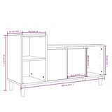 Meuble TV Chêne sonoma 100x35x55 cm Bois d'ingénierie