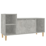 Meuble TV Gris béton 100x35x55 cm Bois d'ingénierie