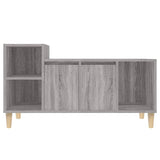 Meuble TV Sonoma gris 100x35x55 cm Bois d'ingénierie