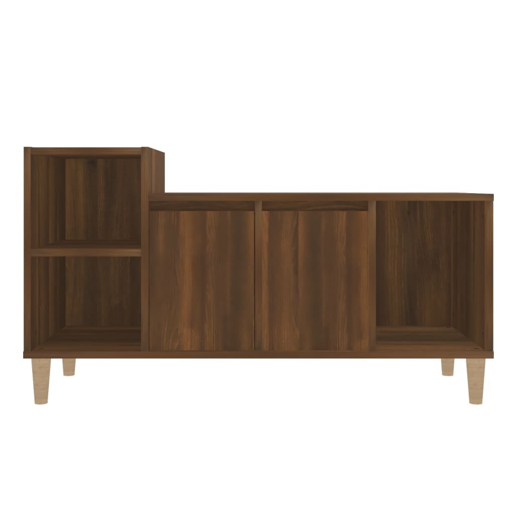 Meuble TV Chêne marron 100x35x55 cm Bois d'ingénierie