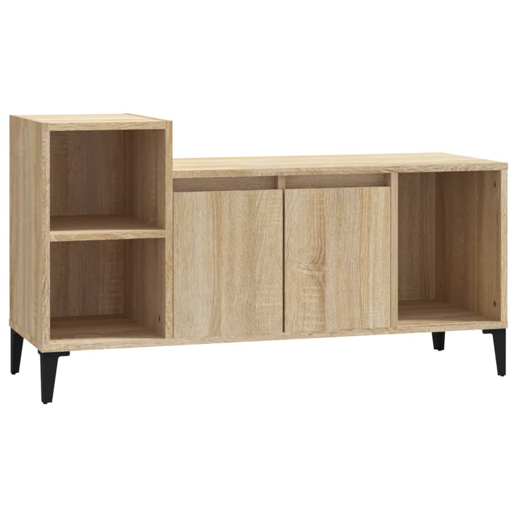 Meuble TV Chêne sonoma 100x35x55 cm Bois d'ingénierie