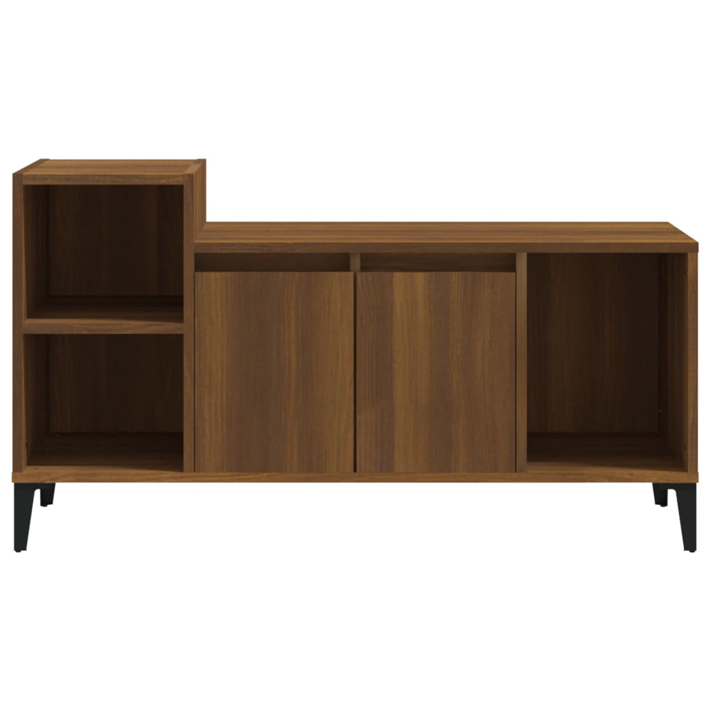 Meuble TV Chêne marron 100x35x55 cm Bois d'ingénierie