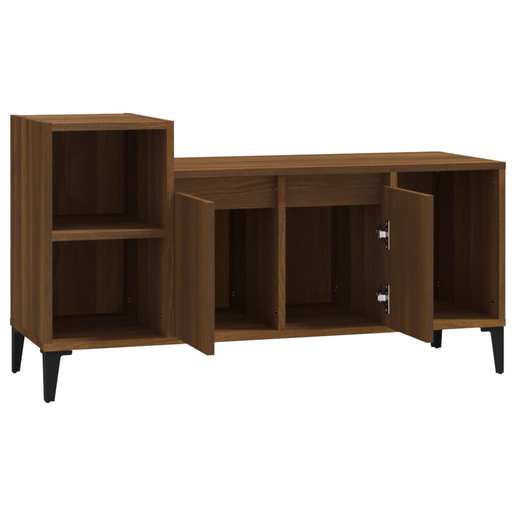 Meuble TV Chêne marron 100x35x55 cm Bois d'ingénierie