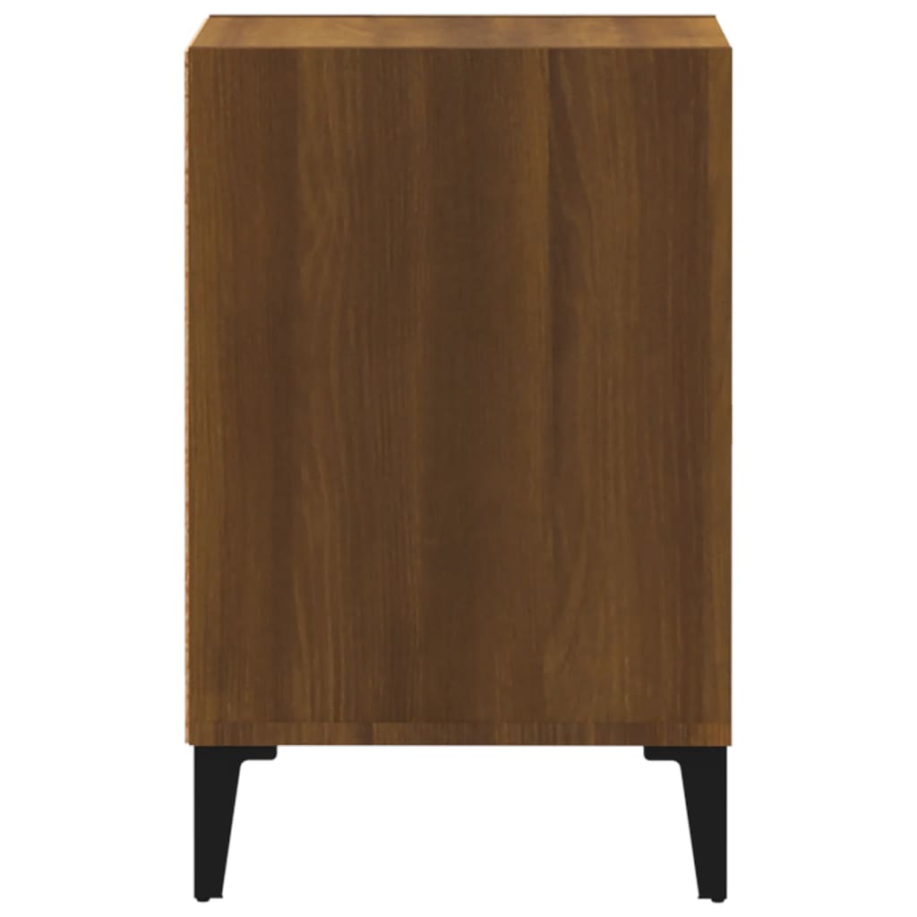 Meuble TV Chêne marron 100x35x55 cm Bois d'ingénierie