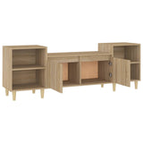 Meuble TV Chêne sonoma 160x35x55 cm Bois d'ingénierie