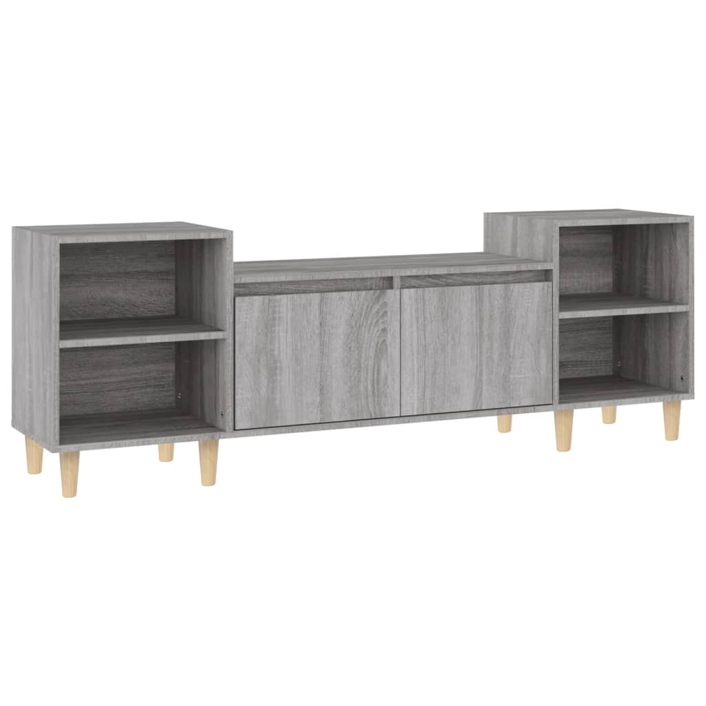 Meuble TV Sonoma gris 160x35x55 cm Bois d'ingénierie