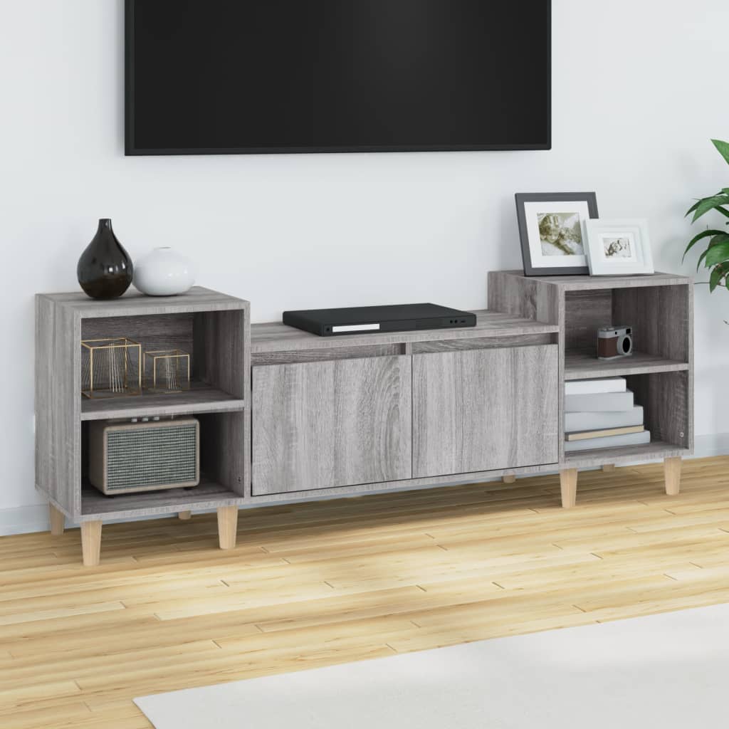 Sonoma TV cabinet gray 160x35x55 cm Engineered wood