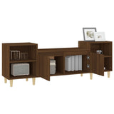 Meuble TV Chêne marron 160x35x55 cm Bois d'ingénierie