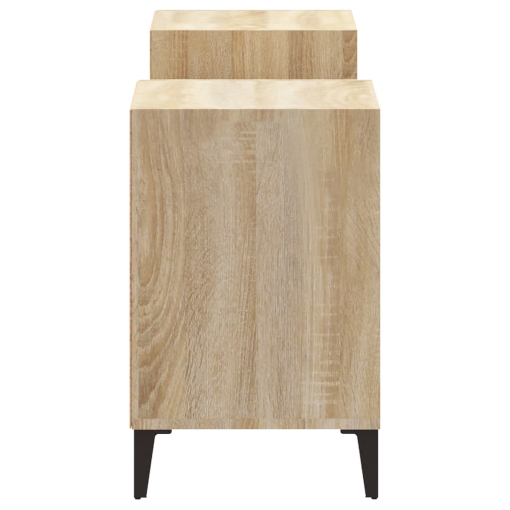 Meuble TV Chêne sonoma 160x35x55 cm Bois d'ingénierie