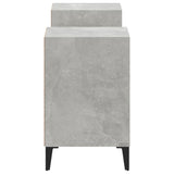 Meuble TV Gris béton 160x35x55 cm Bois d'ingénierie