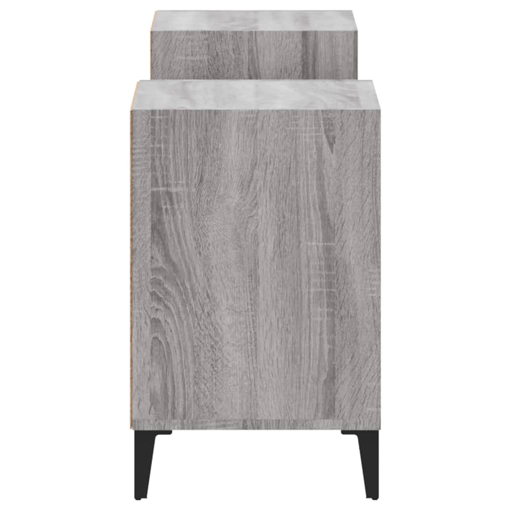 Meuble TV Sonoma gris 160x35x55 cm Bois d'ingénierie