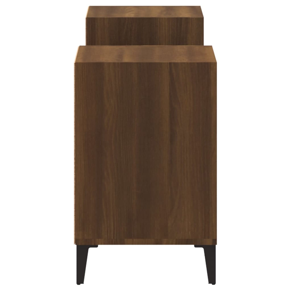 Meuble TV Chêne marron 160x35x55 cm Bois d'ingénierie