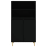 High sideboard Black 60x36x110 cm Engineered wood