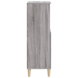 Sonoma high sideboard gray 60x36x110 cm Engineered wood