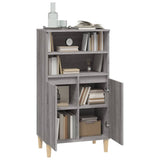 Buffet haut Sonoma gris 60x36x110 cm Bois d'ingénierie