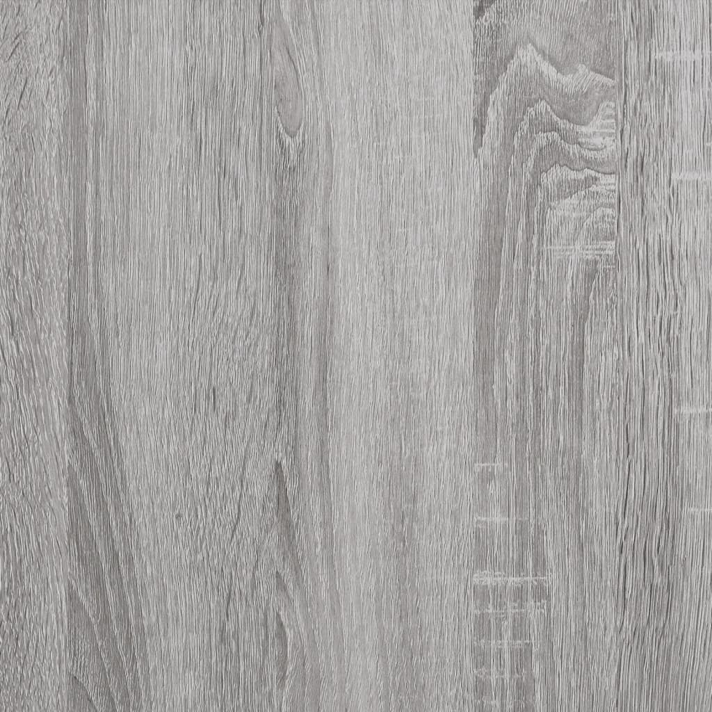 Sonoma high sideboard gray 60x36x110 cm Engineered wood