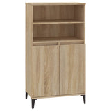 High sideboard Sonoma oak 60x36x110 cm Engineered wood