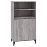 Buffet haut Sonoma gris 60x36x110 cm Bois d'ingénierie