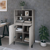 Buffet haut Sonoma gris 60x36x110 cm Bois d'ingénierie