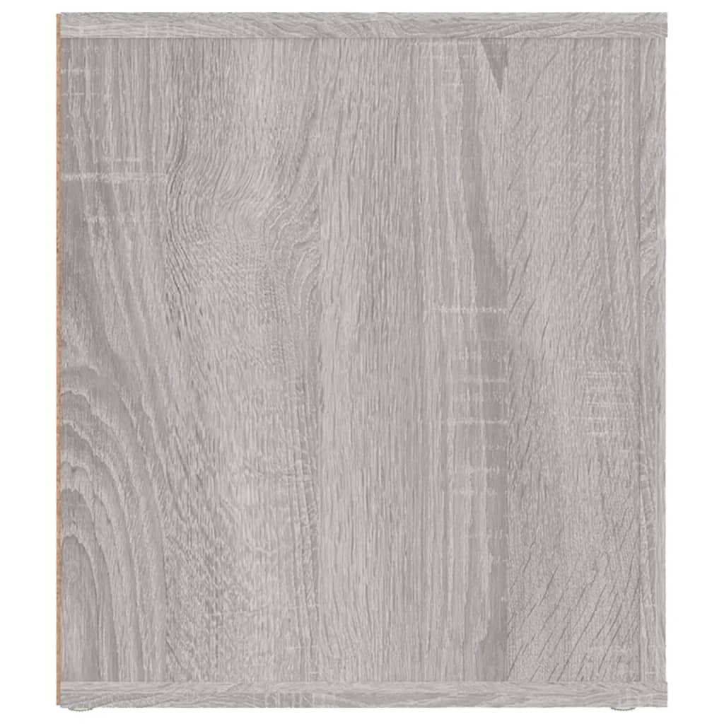 Meuble TV Sonoma gris 100x35x40 cm Bois d'ingénierie