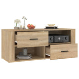 Meuble TV Chêne sonoma 100x35x40 cm Bois d'ingénierie