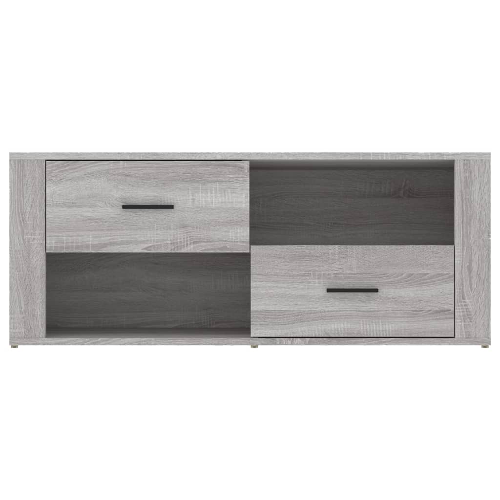 Meuble TV Sonoma gris 100x35x40 cm Bois d'ingénierie