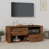 Meuble TV Chêne marron 100x35x40 cm Bois d'ingénierie