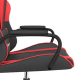 Chaise de jeu Noir et rouge Similicuir